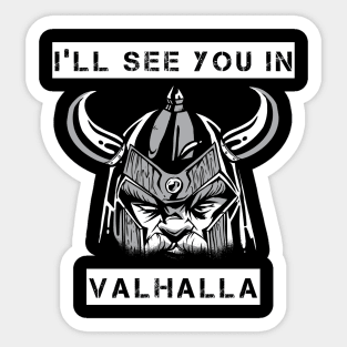 Wikinger See you in Valhalla Sticker